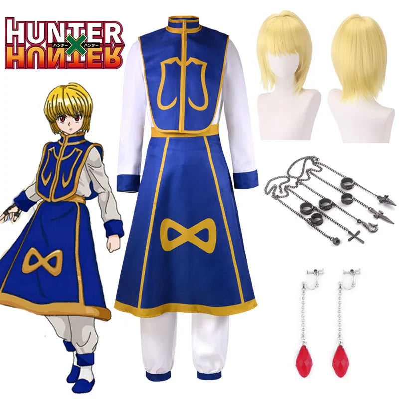 Anime Hunter x Hunter Kurapika Cosplay Costume Set