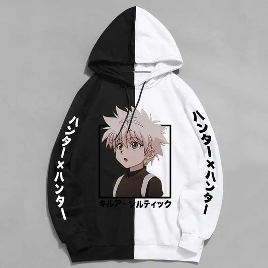 Anime Hunter X Hunter Killua Zoldyck Hoodies Set