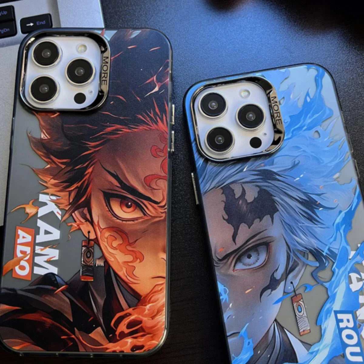 Demon Slayer Color Metallic Aurora iPhone Case (Variants Available)