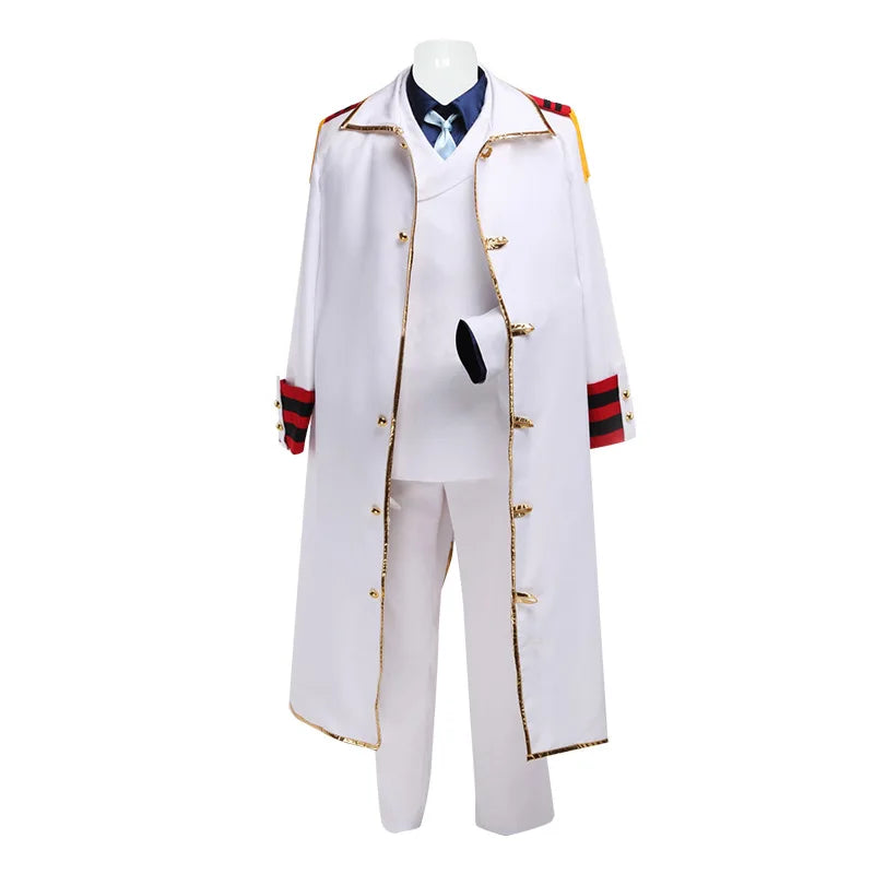 One Piece  Monkey D Garp Cosplay Marine Uniform/Jacket Set