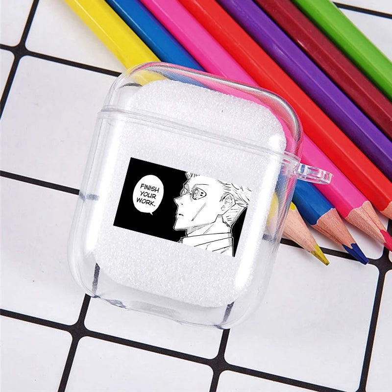 Jujutsu Kaisen Sukuna & Gojo Satoru Soft Silicone Airpods Case (Variants Available)