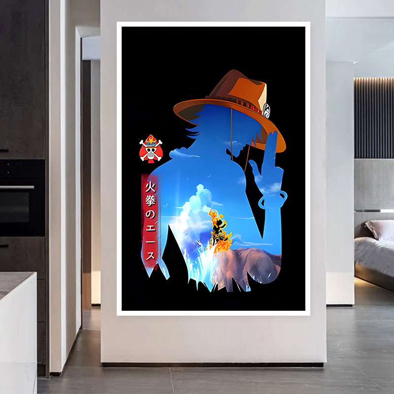 One Piece and Naruto Canvas Painting (Variants available)