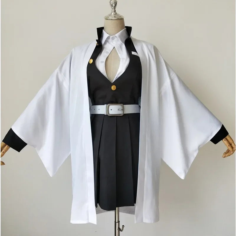 Demon Slayer Kimono Kanroji Mitsuri Cosplay Full Set