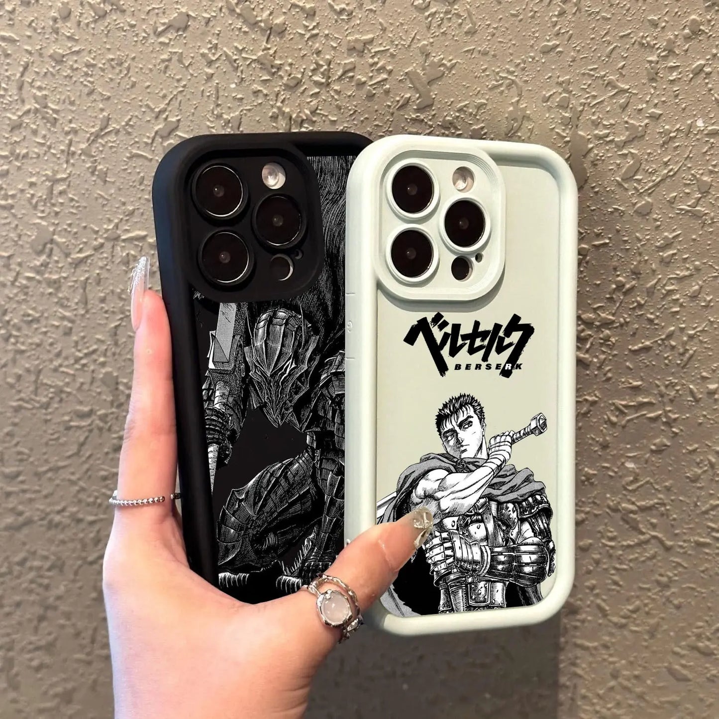 Anime Berserk Guts Black Phone Case for IPhone