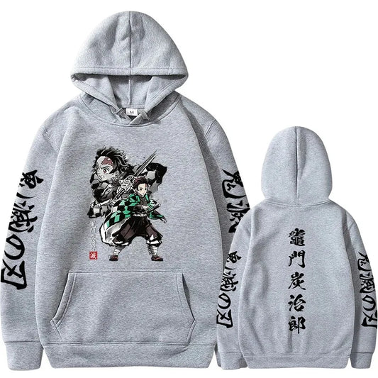 Tanjiro Fighting Demon Slayer Hoodie (Colors Available)