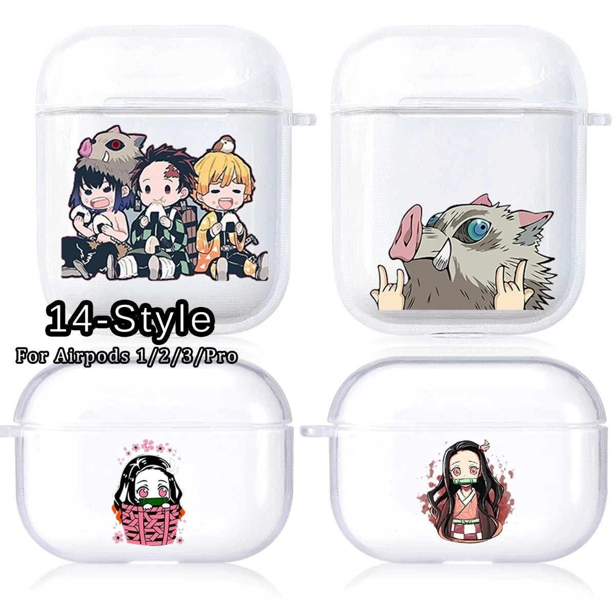 Demon Slayer Airpods Soft TPU Case Collection (Variants Available)