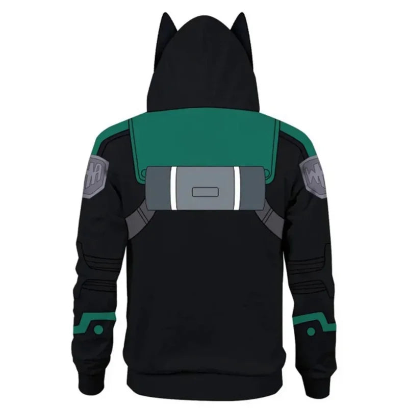 Anime My Hero Academia Midoriya Izuku Deku Cosplay Costume Jacket