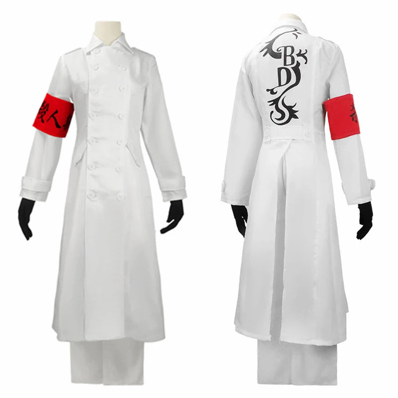 Tokyo Revengers Seishu Inui & Kokonoi Hajime Black Dragons Uniform Set/Cosplay Costume