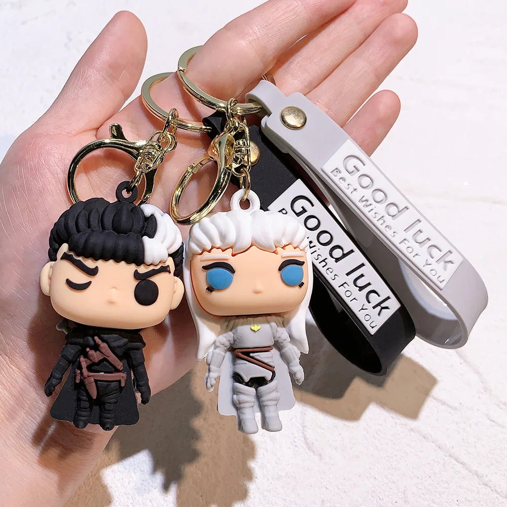 Berserk Guts And Griffith Keychain