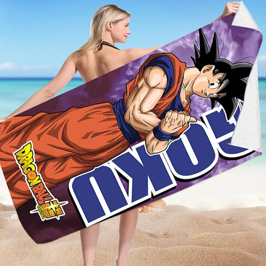 Dragon Ball Naruto Microfiber Quick Drying Beach Towels