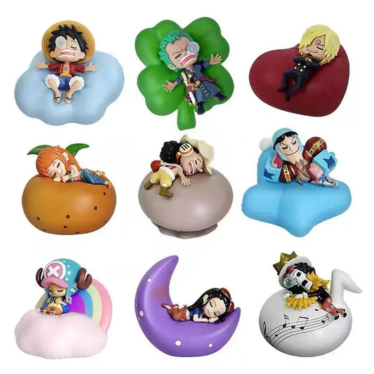 One Piece All Characters Night Light collection - LED Lamp & Anime Figure (Soft Light Bedroom Decor)