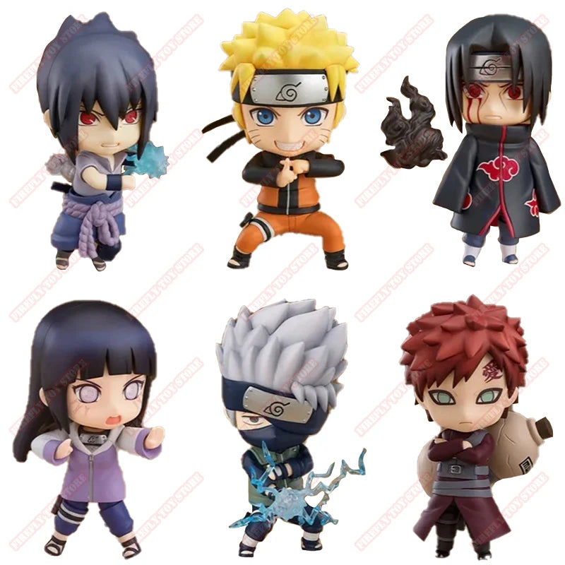 10cm Naruto Sasuke Itachi Kakashi Action Figures