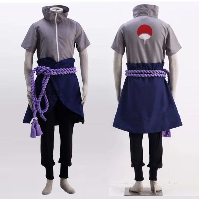 Naruto Anime Uchiha Sasuke Cosplay Outfit