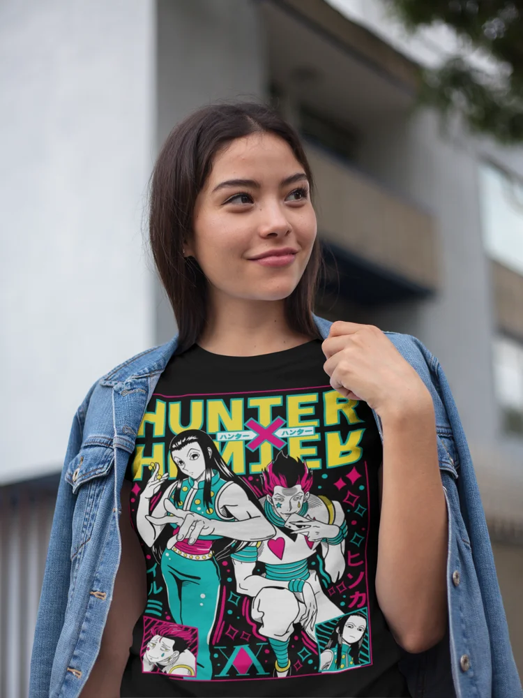 Hunter X Hunter T-Shirt Printed  Gon Killua Hisoka Set