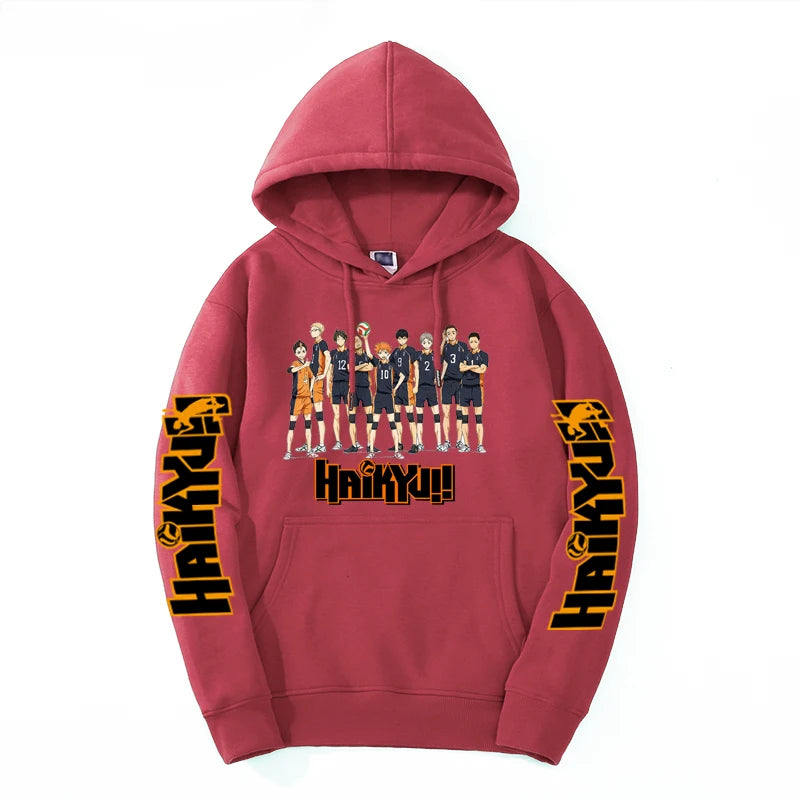 Haikyuu Anime Hoodie Embrace Fly High