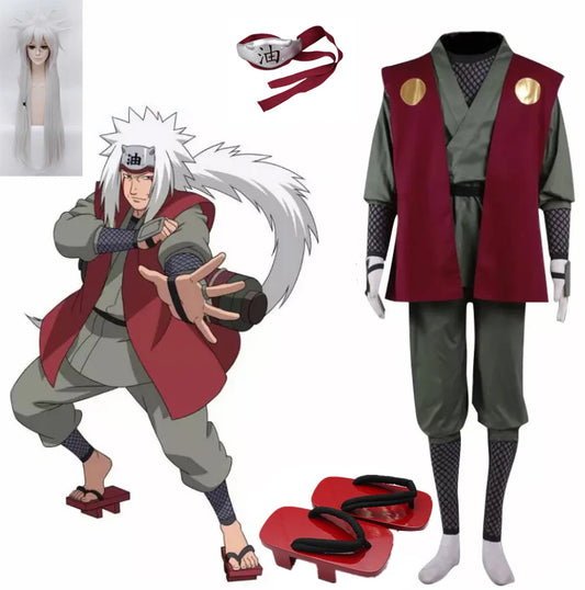 Naruto Anime Cosplay Costume Jiraiya