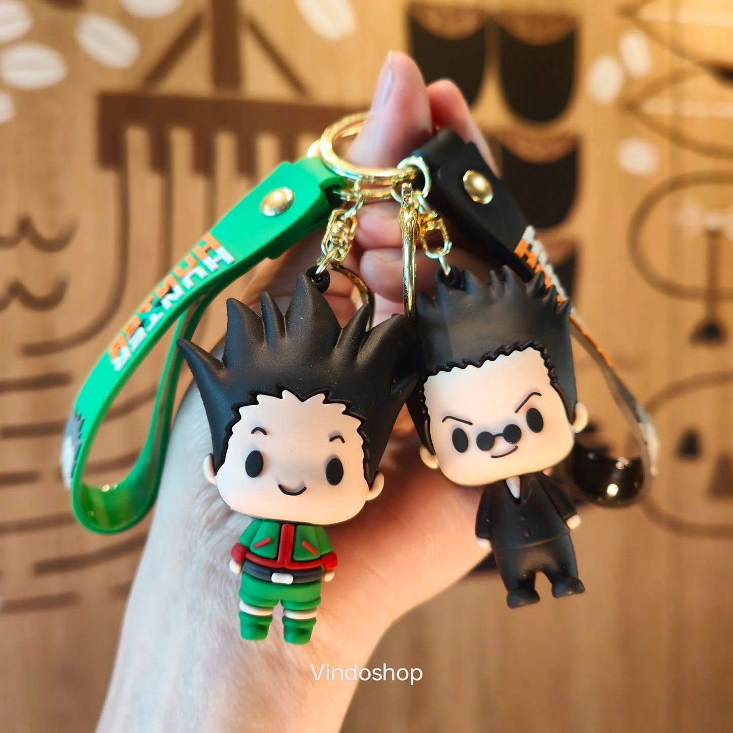 Anime HUNTER×HUNTER Gon Killua Doll Backpack Pendant Keychain