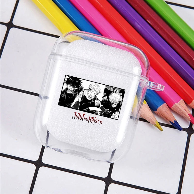 Jujutsu Kaisen Transparent TPU Case for AirPods (Variants Available)