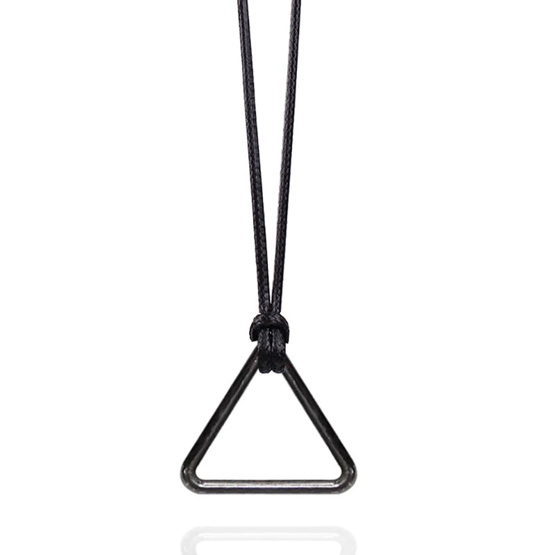 Chainsaw Man Denji & Pochita Pendant Triangular Pull Ring Choker Jewelry Necklace