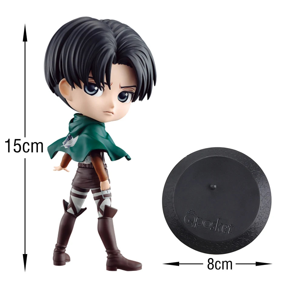 15cm Anime Attack On Titan Captain Levi Figure