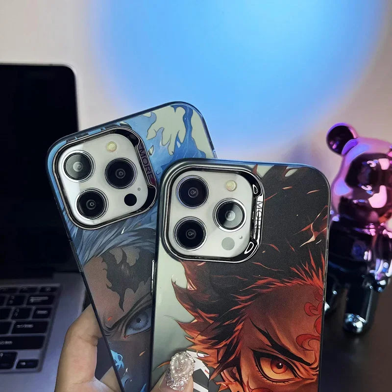 Demon Slayer Color Metallic Aurora iPhone Case (Variants Available)