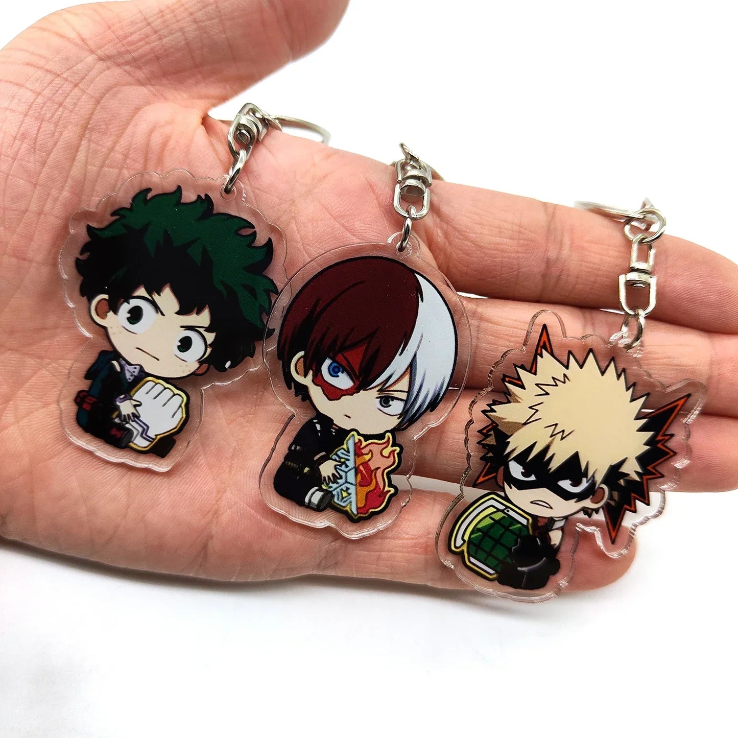 Anime Keychains My Hero Academia Izuku Bakugo Katsuki