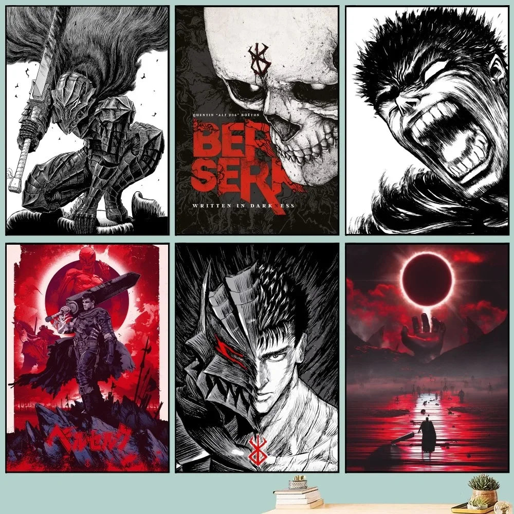 Berserk Guts Wall Poster