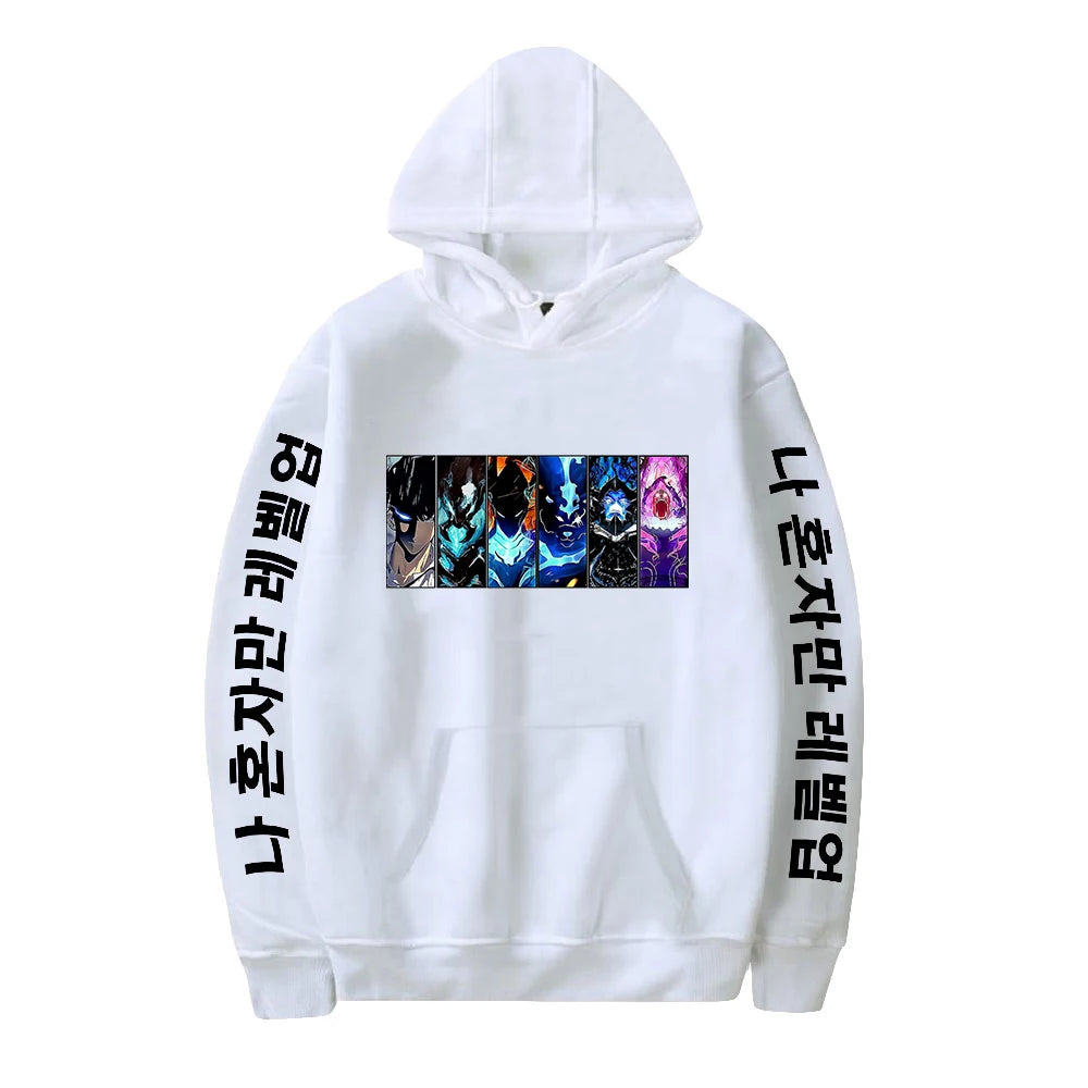 Solo Leveling Streetwear Plus Size Hoodie Unisex