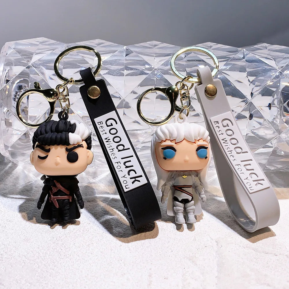 Berserk Guts And Griffith Keychain