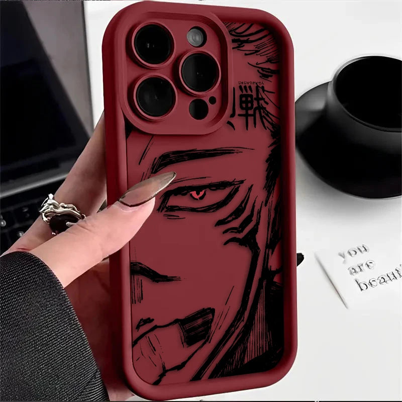 Jujutsu Kaisen Liquid Eye Ladder iPhone Case (Variants Available)