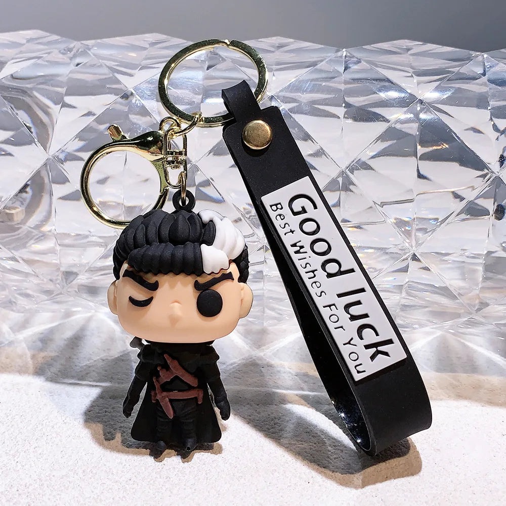 Berserk Guts And Griffith Keychain