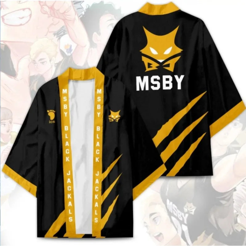 Anime Haikyuu Cosplay Costume: Oikawa Kimono Cloak, Volleyball Sportwear