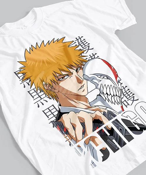 Bleach Ichigo Kurosaki Mirada Tshirt (Colours Available)