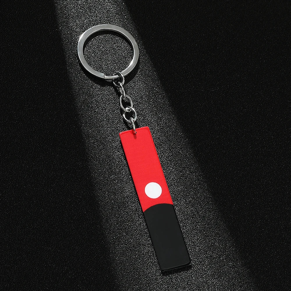 Tokyo Revengers Acrylic Red & Black Pendant Keychain