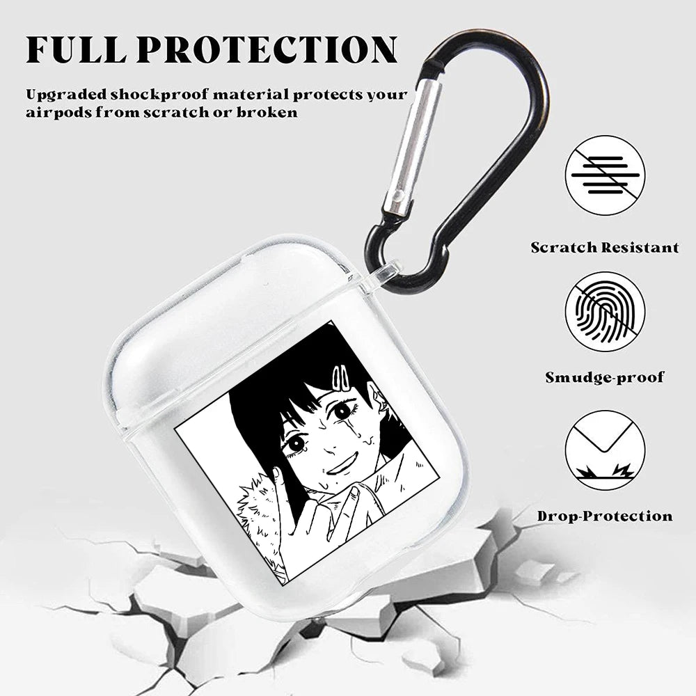 Chainsaw Man Denji, Makima, Aki & Pochita AirPods Case (Variants Available)