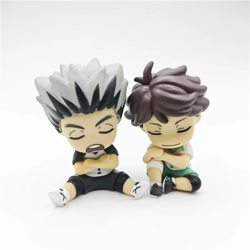 Haikyuu Anime Figurines/Figures Oikawa Tooru, Iwaizumi Hajime, Bokuto Kotaro, and Akaashi Keiji