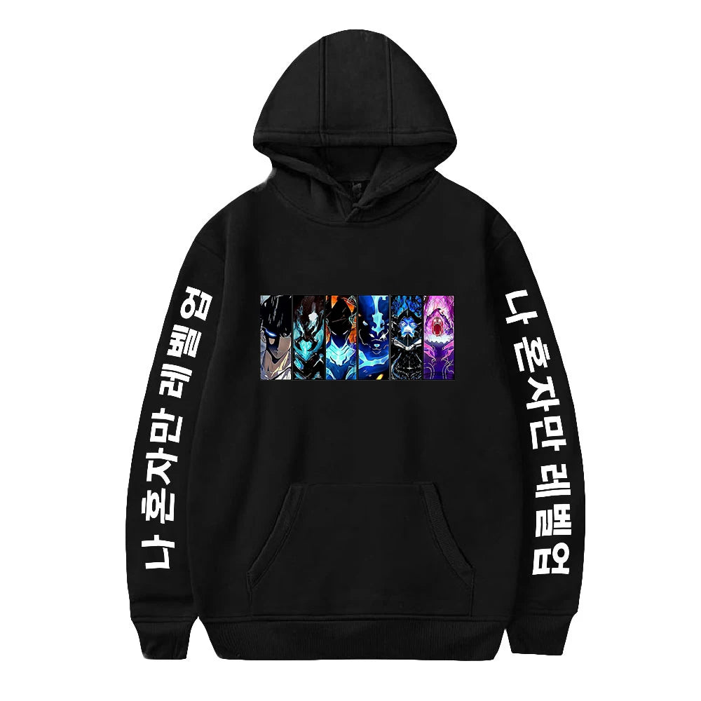 Solo Leveling Streetwear Plus Size Hoodie Unisex