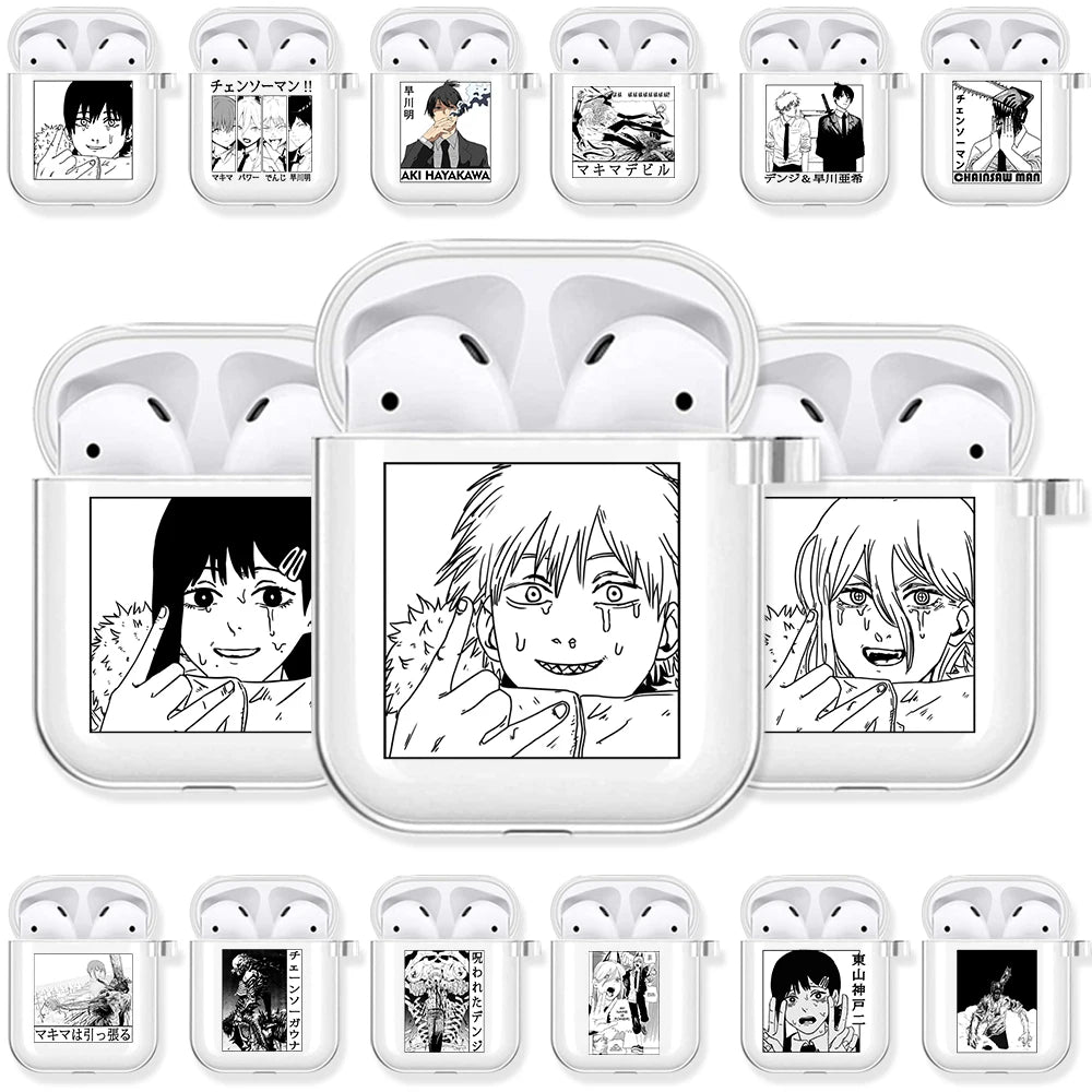 Chainsaw Man Denji, Makima, Aki & Pochita AirPods Case (Variants Available)