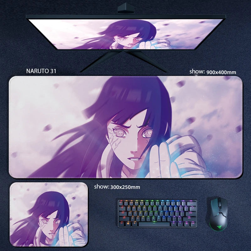 Naruto Anime Mouse Pad and Desktop Key Pad (Variant Available)