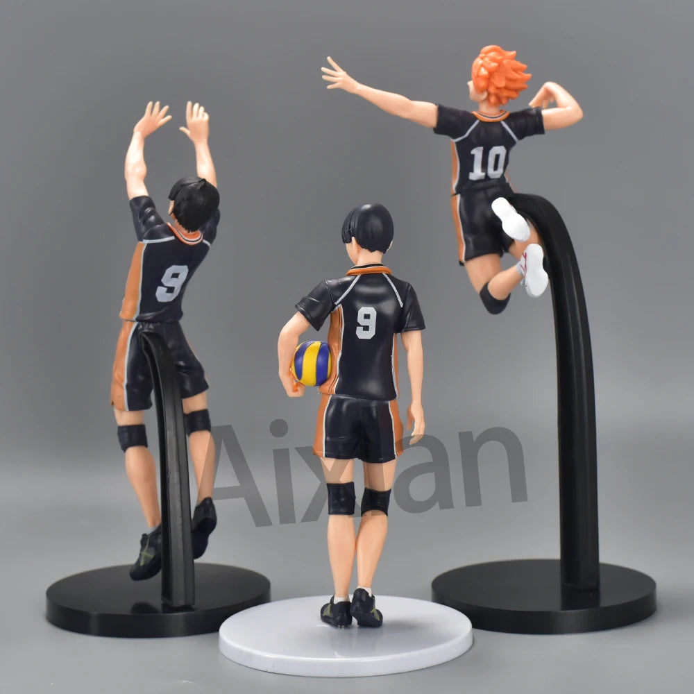 Haikyuu Anime Shoyo Hinata Tobio Kageyama 4cm Action Figure