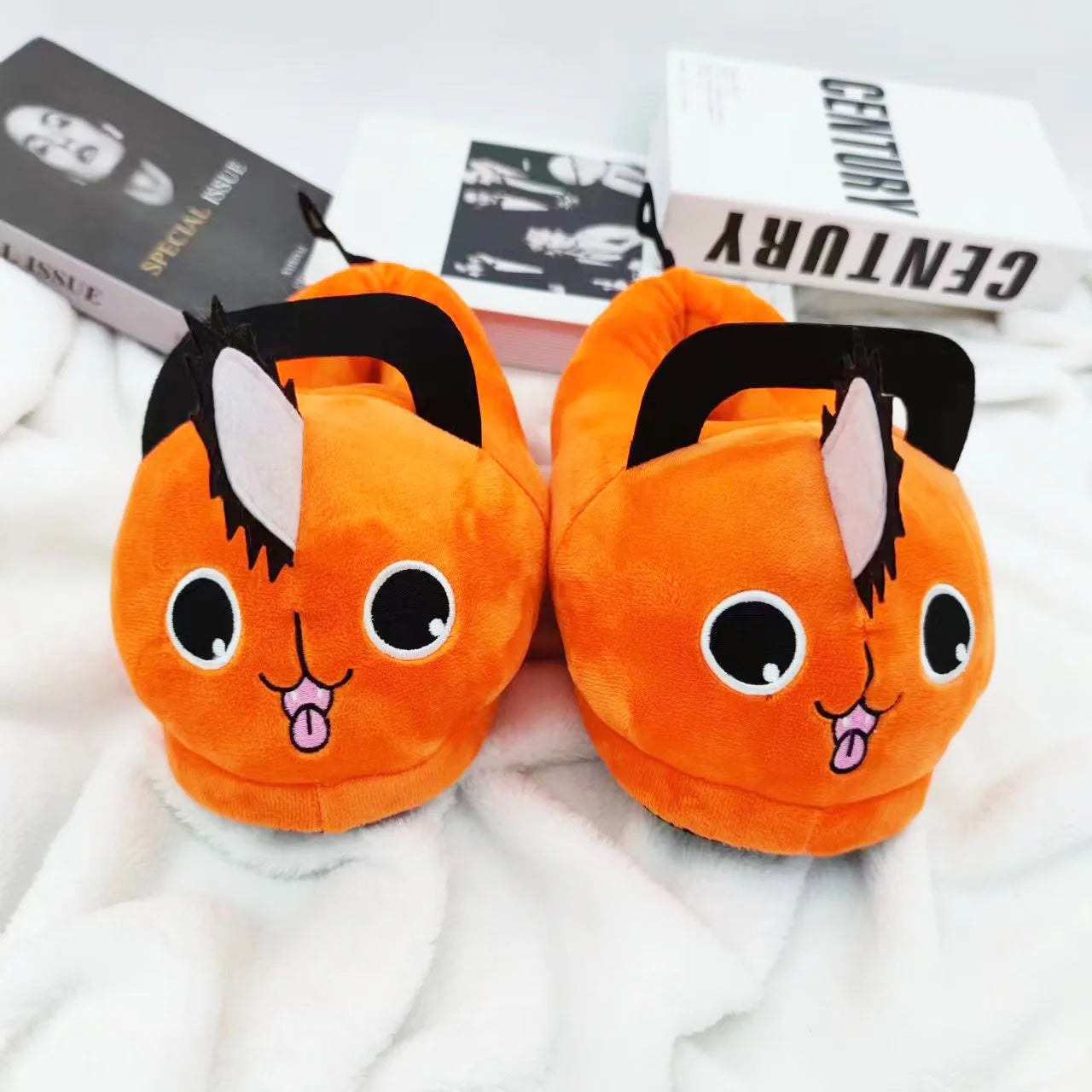 Chainsaw Man Pochita Cosplay Bedroom Slippers/Shoes