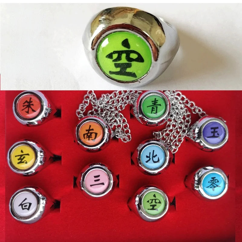 Naruto Akatsuki Sharingan Rings Set (Variants Available)