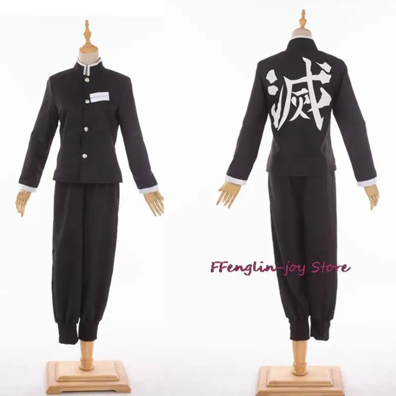 Agatsuma Zenitsu Cosplay Costume Set-Demon Slayer