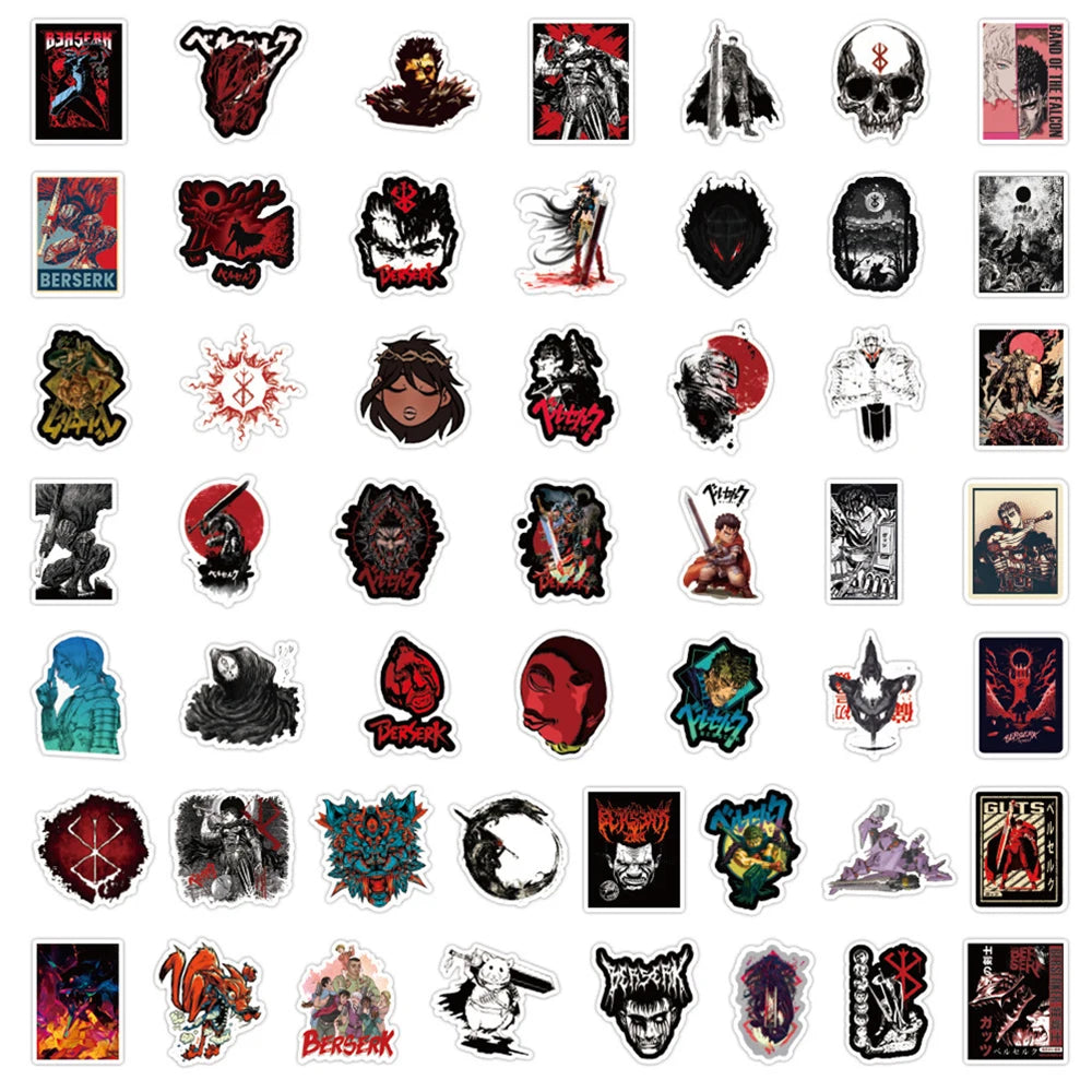 10/30/50 PCS Berserk Stickers