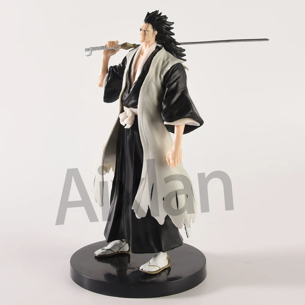 15-19cm BLEACH Hitsugaya Toushirou, Zaraki Kenpachi & Kurosaki Ichigo Action Figures