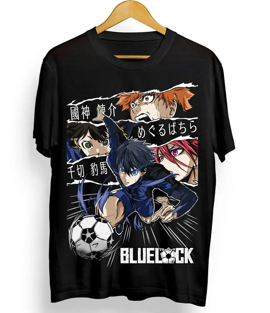 Blue lock T-shirt Kunigami Rin Itoshi Barou Shouei Meguru Bachira Shirt All Size