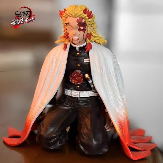 13cm Demon Slayer Rengoku Kyoujurou Anime Figures Kimetu No Yaiba Figurine