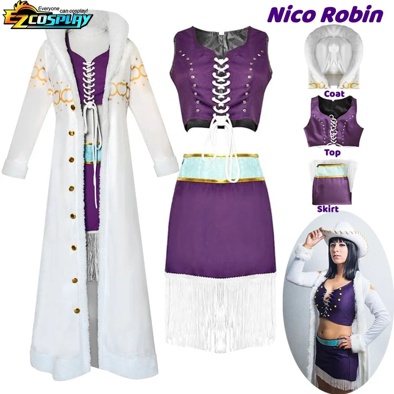 One Piece Nico Robin Cosplay Costume