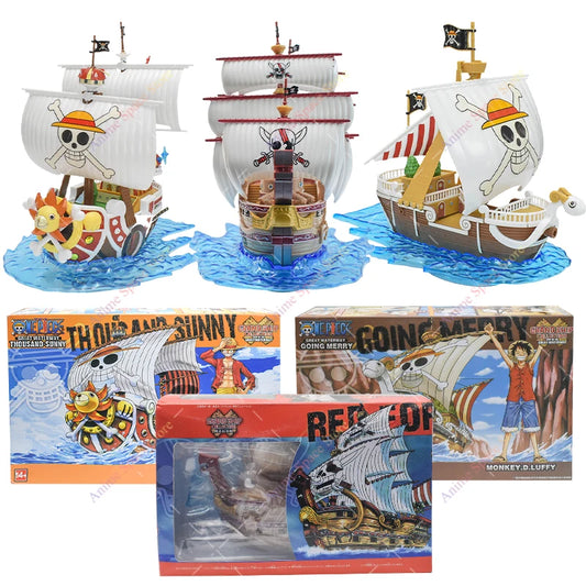 One Piece Thousand Sunny Boat Assembly Model 18cm Pirate Ship