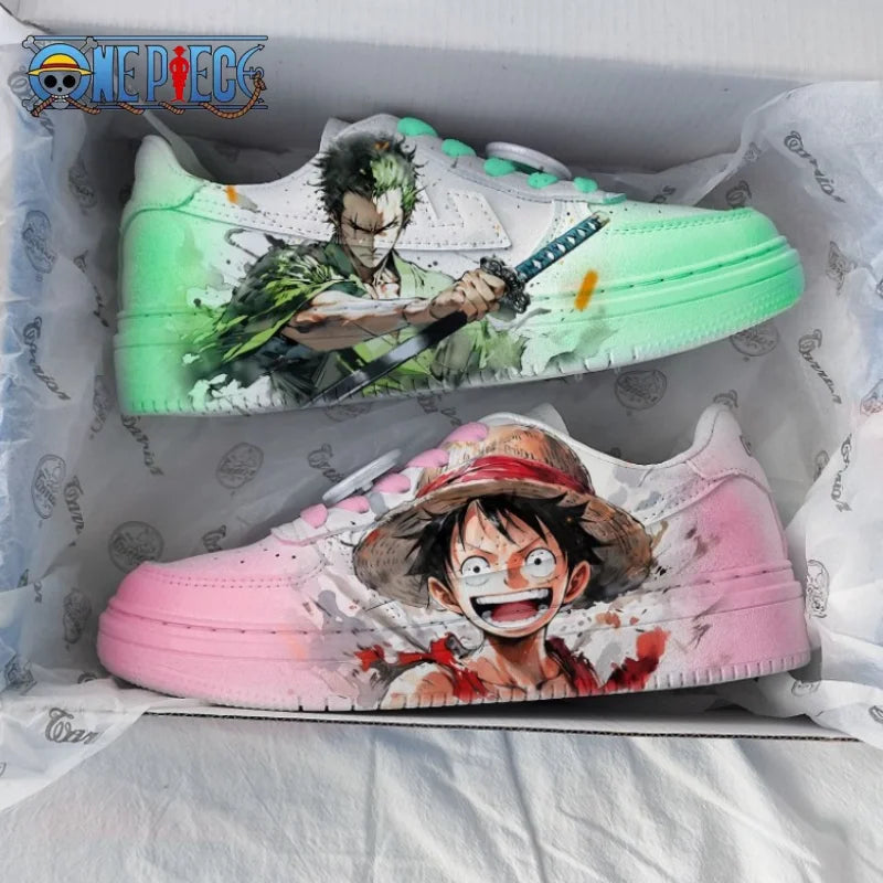 One Piece Luffy Zoro Anime Casual Shoes/Sneakers Set (Variants Available)